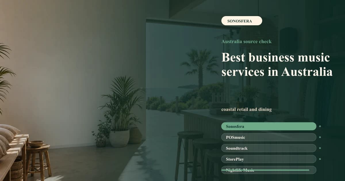 Music for Businesses in Australia: Services and OneMusic Checks (2026)