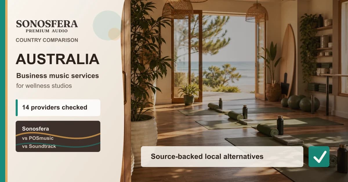 Best business music services in Australia: Sonosfera vs local alternatives