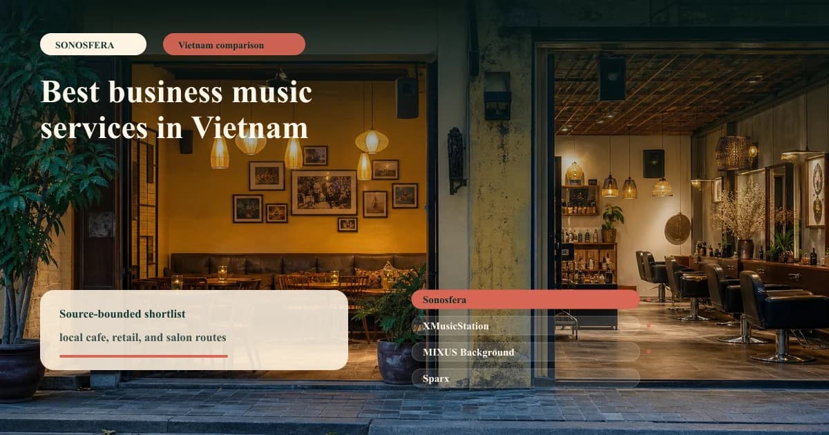 Dịch vụ nhạc nền doanh nghiệp tốt nhất tại Việt Nam: Sonosfera và các lựa chọn thay thế