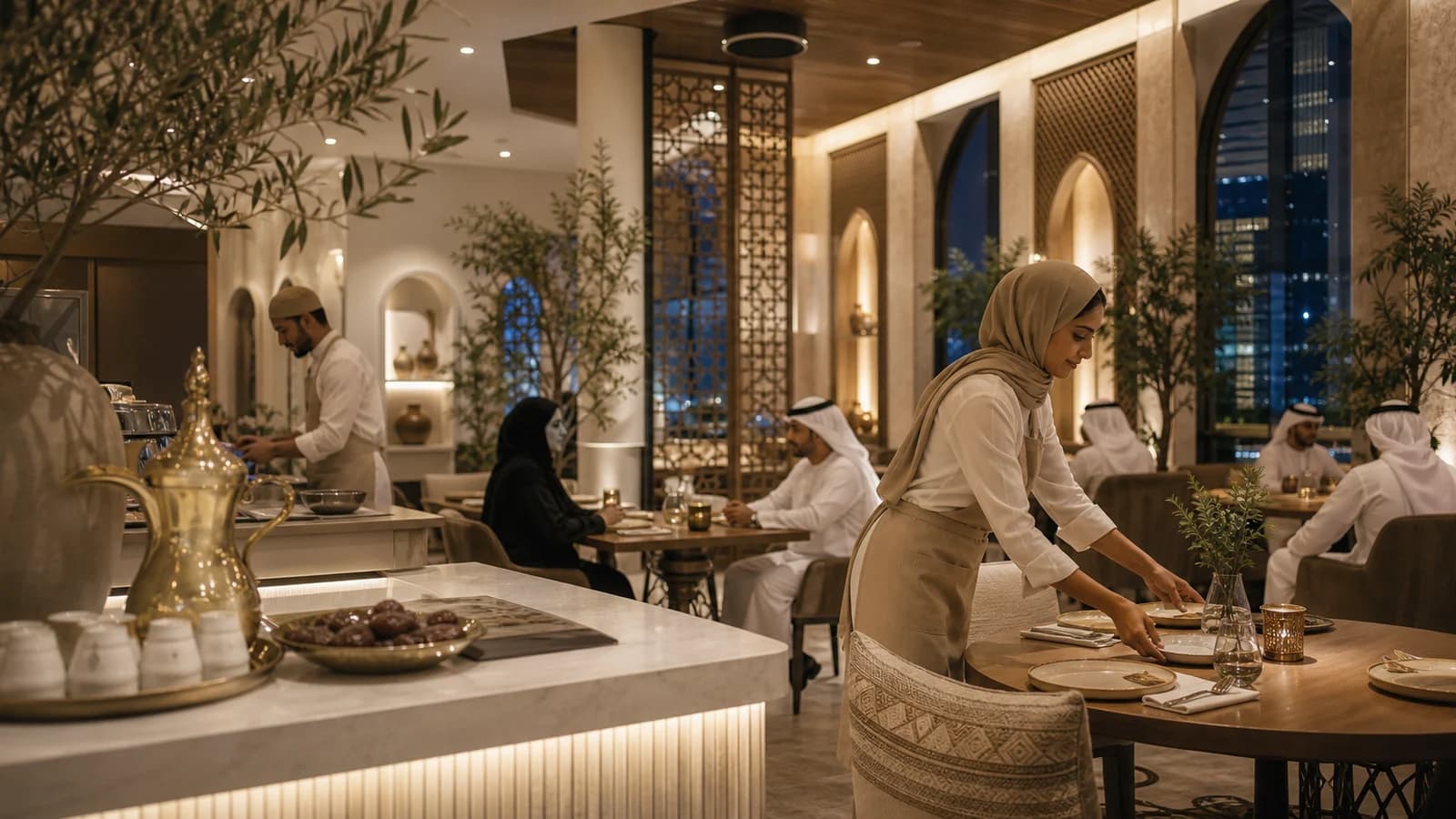 Cafe-Restaurant Background Music UAE: Conservative Guide