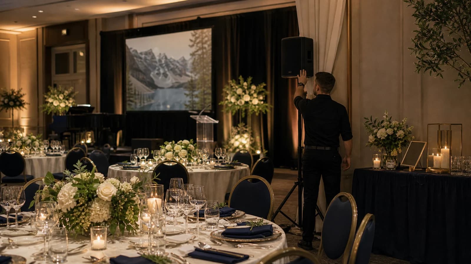 Charity gala background music in Canada: SOCAN, venue, and source checks