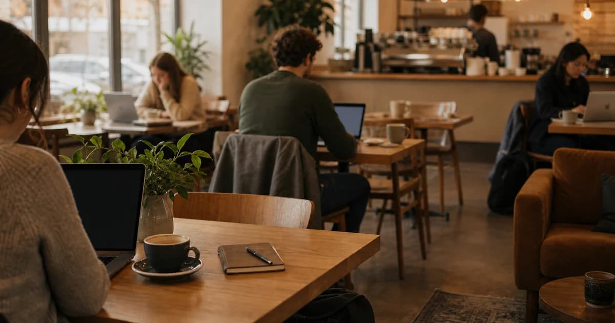 Coffee Shop Background Music for Remote Workers