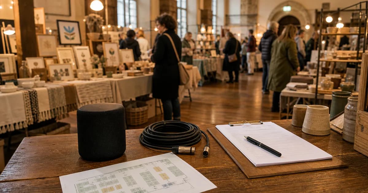 Craft fair background music: the maker-market organiser checklist