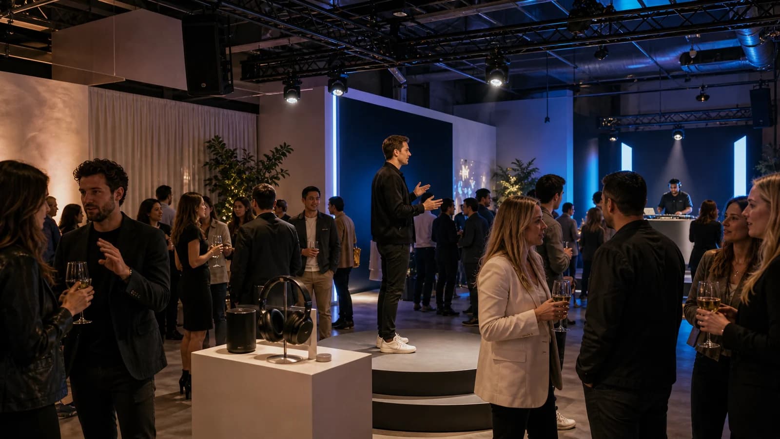Music for a product launch in the US: background, walk-on, and DJ checks