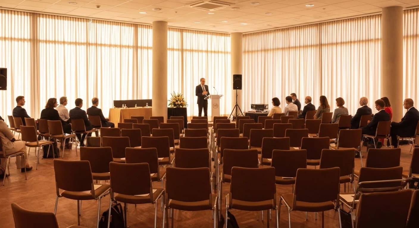 Música para evento corporativo: ambiente, permisos y fuente musical