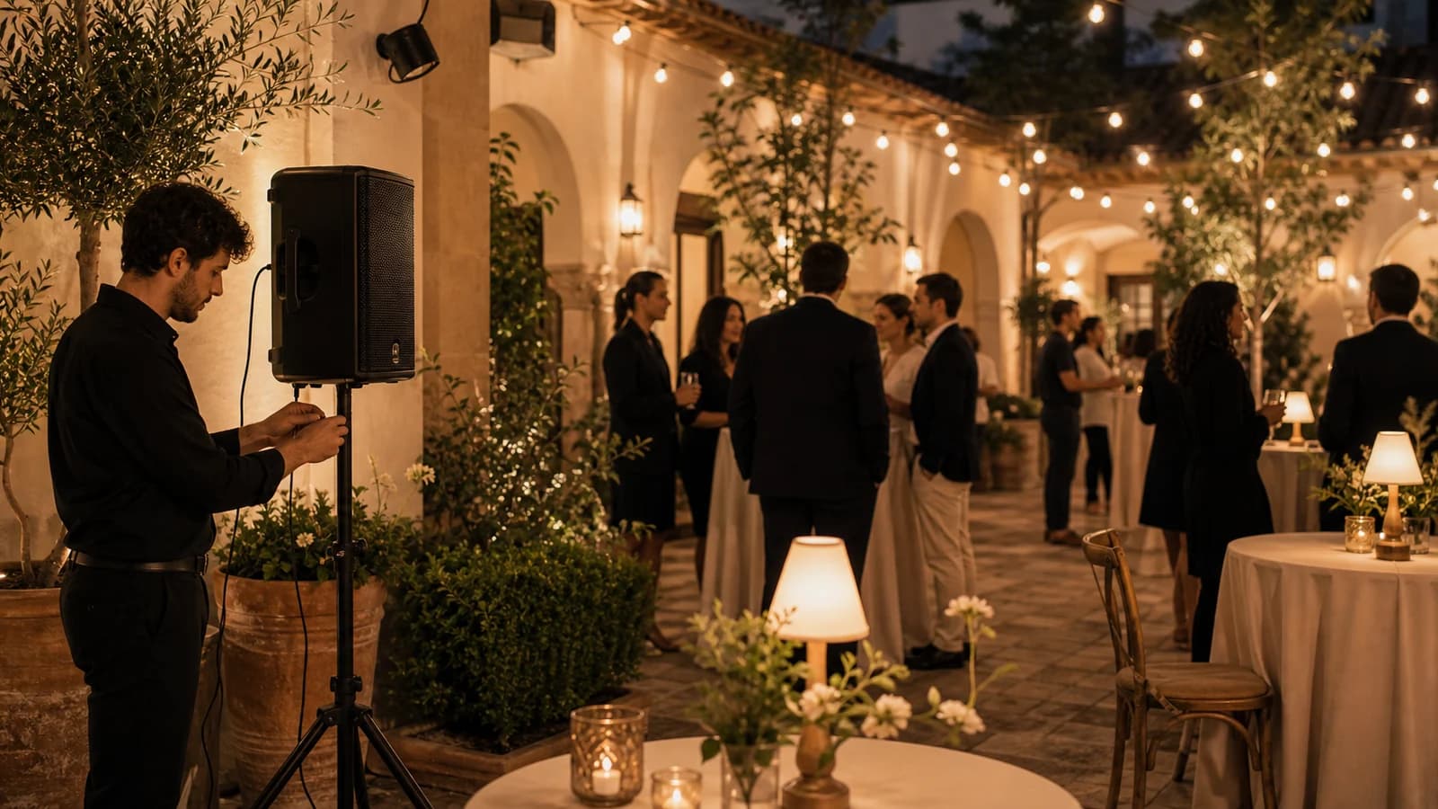 Musica para evento en Espana: permisos, ambiente y Sonosfera