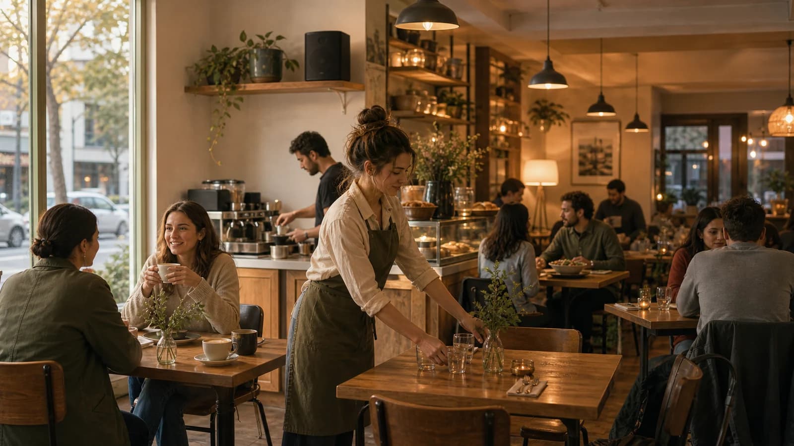 Neighborhood Cafe Music: Morning to Evening Structure