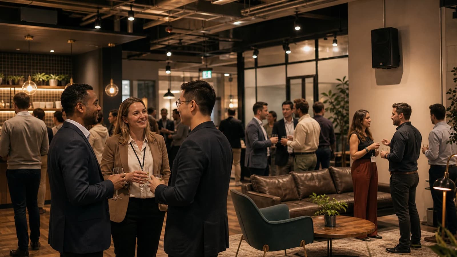 Networking event background music: keep conversation clear and records clean