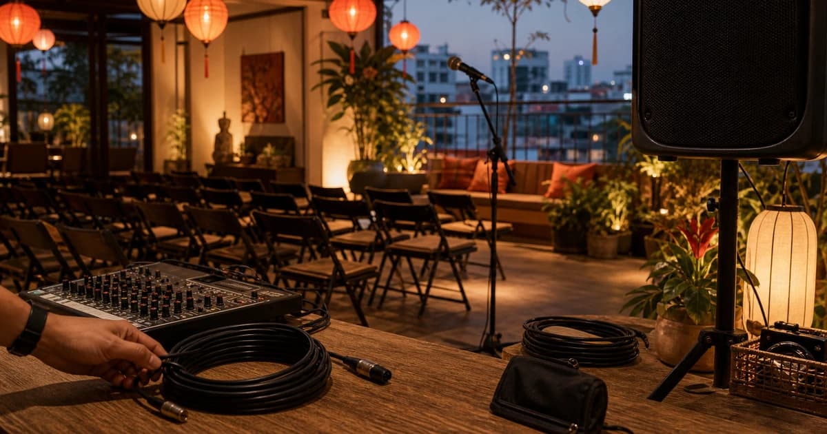 Tasting room music in Canada: background playback checks for pop-up hospitality