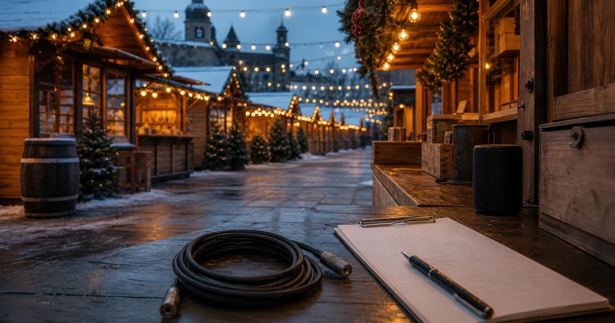Craft fair background music: the maker-market organiser checklist