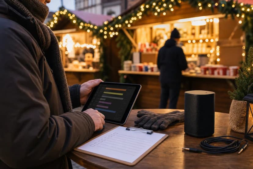 Weihnachtsmarkt Musik GEMA: Was Veranstalter vor der Beschallung prüfen sollten