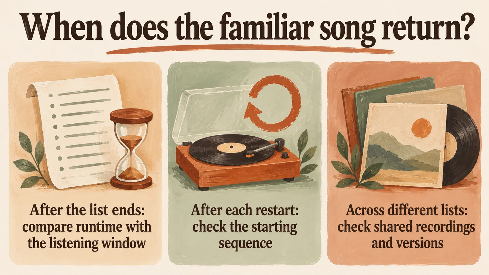 Decision diagram: Find the real playlist-length problem